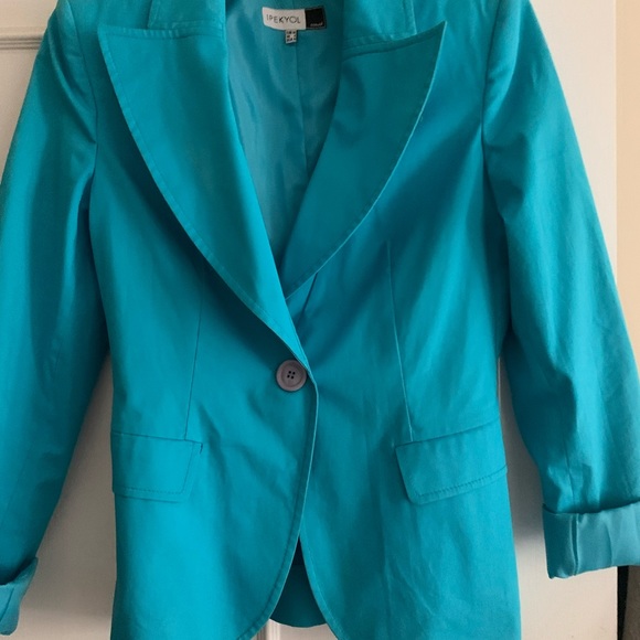 Blue Blazer by Ipek Yolu - Picture 4 of 4